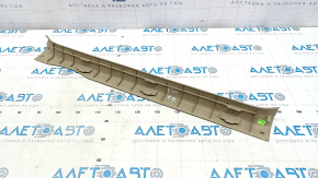 Door sill trim inner front right Toyota Camry v50 12-14 usa beige, broken fastening, worn