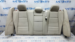 Rear row of seats 2 row Mercedes W167 GLE 350 450 20-23 heated, beige leather, upper part, for cleaning