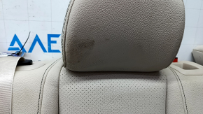 Rear row of seats 2 row Mercedes W167 GLE 350 450 20-23 heated, beige leather, upper part, for cleaning
