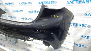 Bare rear bumper Infiniti QX30 17- S for parking sensors, black