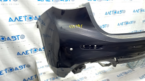 Bare rear bumper Infiniti QX30 17- S for parking sensors, black