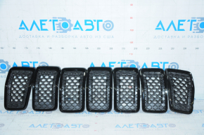 Radiator grill grill Jeep Cherokee KL 19-rest black set 7pcs