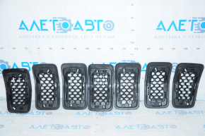Radiator grill grill Jeep Cherokee KL 19-rest black set 7pcs