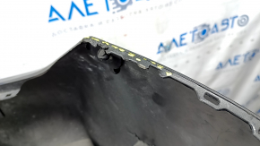 Bare front bumper Infiniti QX30 17- S FWD for parking sensors, black, fake, broken fasteners, worn