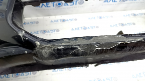 Bare front bumper Infiniti QX30 17- S FWD for parking sensors, black, fake, broken fasteners, worn