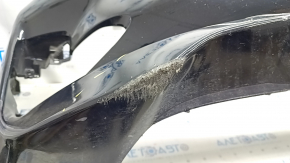 Bare front bumper Infiniti QX30 17- S FWD for parking sensors, black, fake, broken fasteners, worn