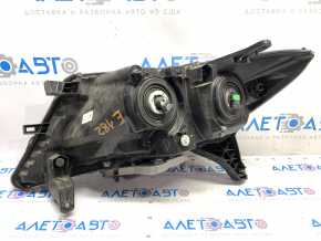 Headlight front right Nissan Pathfinder 13-16 prerest, with mount, web, for polishing, cracks