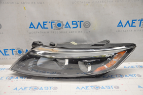 Headlight front left bare Kia Optima 14-15 rest halogen, sand