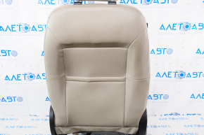 Passenger seat Ford Escape MK3 13-19 with airbag, electric, beige leather, heated, for cleaning