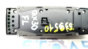 Front left window lift control Infiniti QX30 17- worn