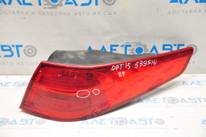 Outer wing lamp right Kia Optima 14-15 rest, dirt inside, needs polishing