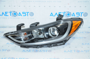 Headlight front left complete Hyundai Elantra AD 17-18 dorest halogen