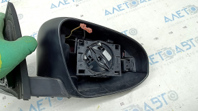 Side mirror right Toyota Avalon 13-18 10 pins, turn signal, heated, red, missing mirror element, broken turn signal glass
