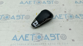 Gear knob Toyota Avalon 13-18 textured leather black, scratches