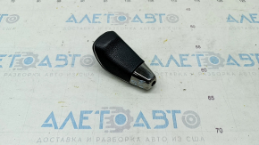 Gear knob Toyota Avalon 13-18 textured leather black, scratches