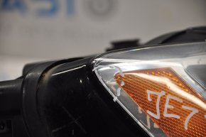Headlight front right VW Jetta 11-16 USA bare, halogen, sand, for polishing, scratches