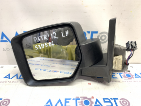 Side mirror left Jeep Patriot 11-17 5 pins, heated, structure