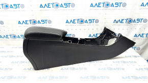 Console central armrest Infiniti QX30 17- black, leather, scratches
