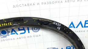 Front right fender arch trim Infiniti QX30 17- FWD broken fasteners, chips, abrasions, scratches, crack
