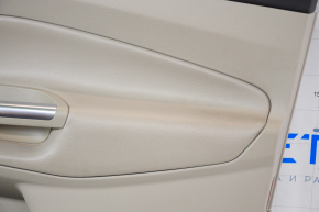 Door trim card front right Ford Escape MK3 17-19 rest, beige, leather armrest, dry-cleanable