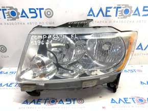 Headlight front left bare Jeep Compass 11-14 pre-rest light, for polishing