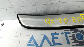 Door sill trim rear right Infiniti QX30 17- with chrome, scratches