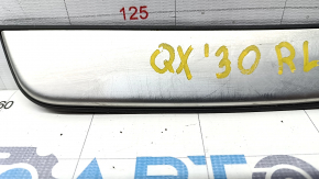 Door sill trim rear left Infiniti QX30 17- with chrome, scratches