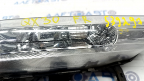 Fog lamp PTF right Infiniti QX30 17- sand, crack in mount