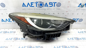 Front right headlight complete Infiniti QX30 17- halogen, with mount, for polishing