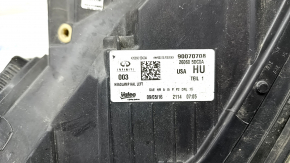 Front left headlight complete Infiniti QX30 17- halogen, cracks, worn, missing housing fragment