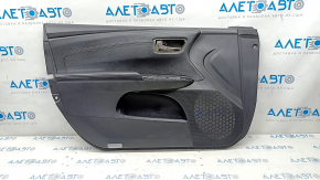 Door trim card front left Toyota Avalon 13-18 black with black insert, scratches