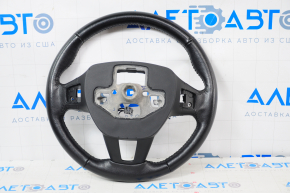 Naked steering wheel Ford Escape MK3 17-19 rest, leather black, heated, worn, scratches