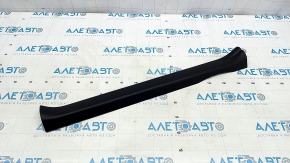 Door sill trim front right inner Toyota Camry v55 15-17 usa black, broken fastening, worn
