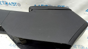 Console central armrest Toyota Avalon 13-18 leather black, scratches