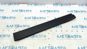Door sill trim inner front left Toyota Highlander 14-19 black, worn