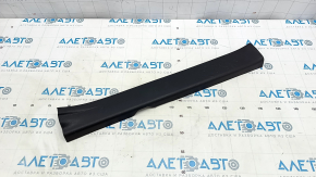 Door sill trim inner front left Toyota Highlander 14-19 black, worn