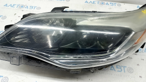 Headlight front left Toyota Avalon 13-15 bare halogen, cobweb, for polishing, sand