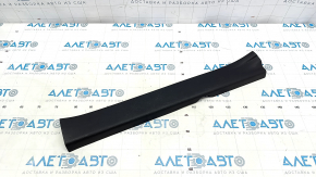 Door sill trim, front, right, Toyota Highlander 14-19, black, worn