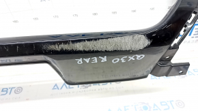 Rear bumper lip Infiniti QX30 17- S black, worn