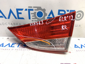 Inner lamp trunk lid right Hyundai Elantra UD 11-13 prerest, broken glass, broken guide