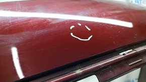 Rear bumper bare Toyota Avalon 13-18 red, pressed
