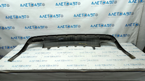 Rear bumper lip Toyota Avalon 13-18 3.5 for 2 pipes, structure, scratches
