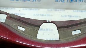 Front bumper bare Toyota Avalon 13-15 prerest, red, pressed, scratches, crack in mount