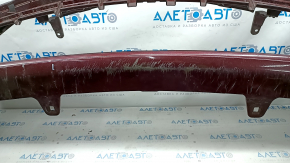 Front bumper bare Toyota Avalon 13-15 prerest, red, pressed, scratches, crack in mount