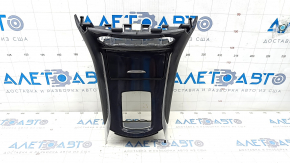 Center console trim Infiniti QX30 17- black, scratches, varnish swelled
