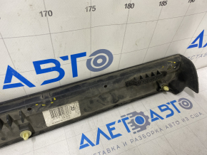 Door trim lower outer front right Lexus RX350 RX450h 10-15 without chrome, broken fastening, without seal, scratches