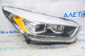 Front right headlight complete Ford Escape MK3 17-19 rest, xenon+led light, sand, chips