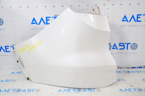 Rear bare bumper left Ford Escape MK3 17-19 rest white, broken fastener