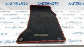 Carpet interior front right Infiniti QX30 17- cloth black, with red edging, for cleaning