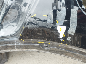 Quarter wing rear left Infiniti QX30 17- black, on the body, bumps, dented
